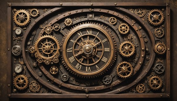 Transform your space with stunning steampunk wall art